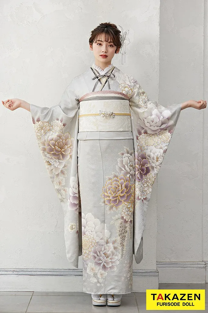 振袖　ネットレンタル　古典柄　結婚式