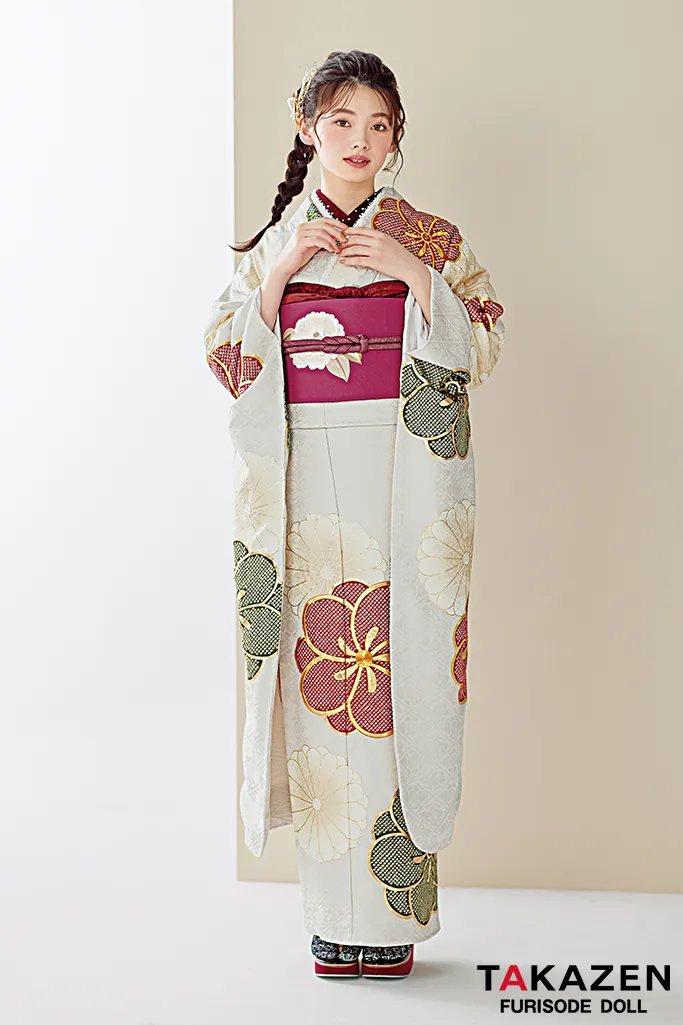 振袖　ネットレンタル　古典柄　結婚式