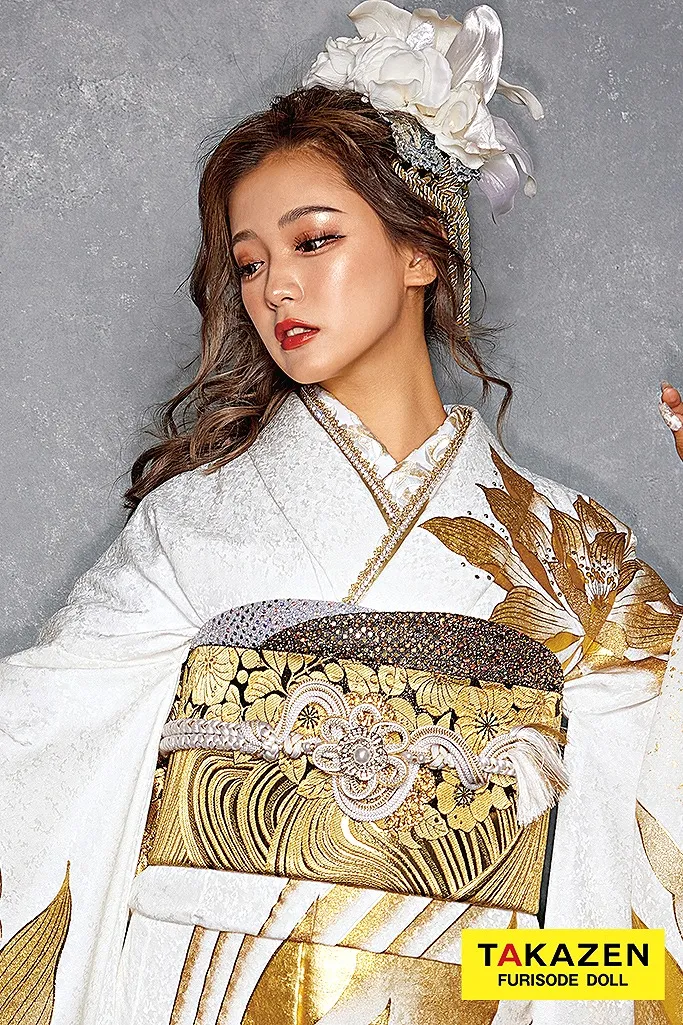 成人式　振袖　ネットレンタル　モード　せいせい　ゴールド