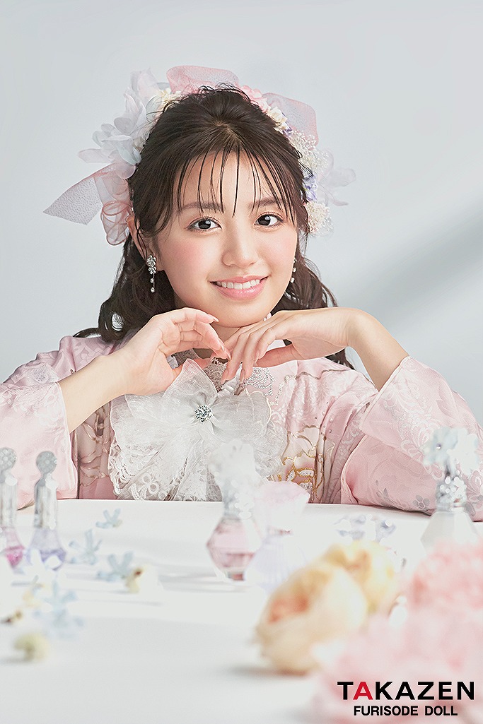 成人式振袖レンタル　コスメカラー　ネットレンタル　可愛い振袖　ヘップバーン　ピンク