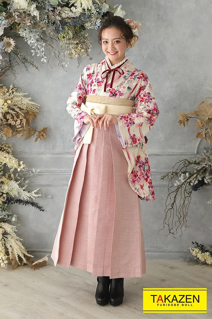 卒業式　袴　小学生　可愛い　ピンク　低身長さんにオススメ