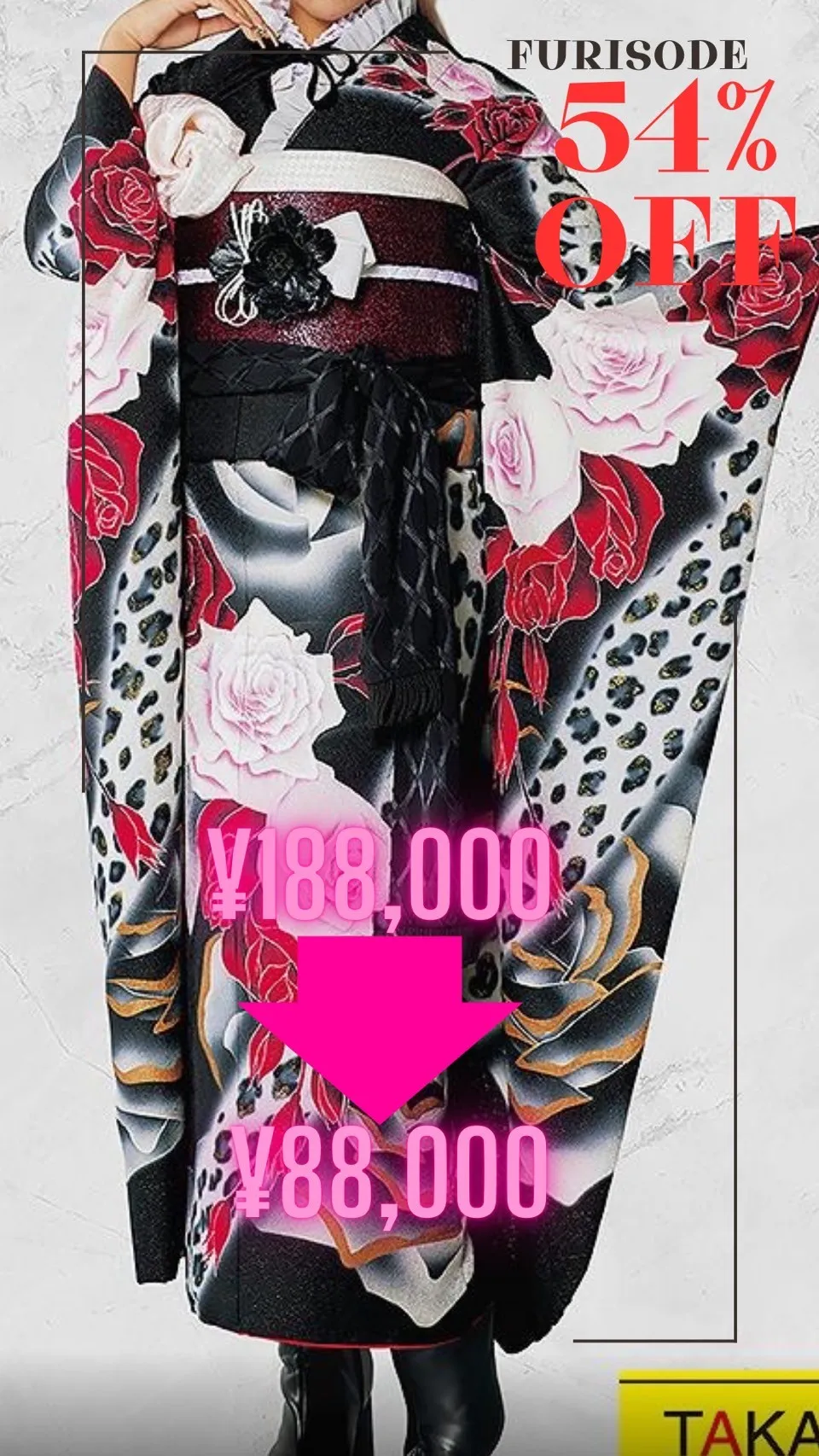 ｖ振袖　安い　セール　派手　ギャｖ