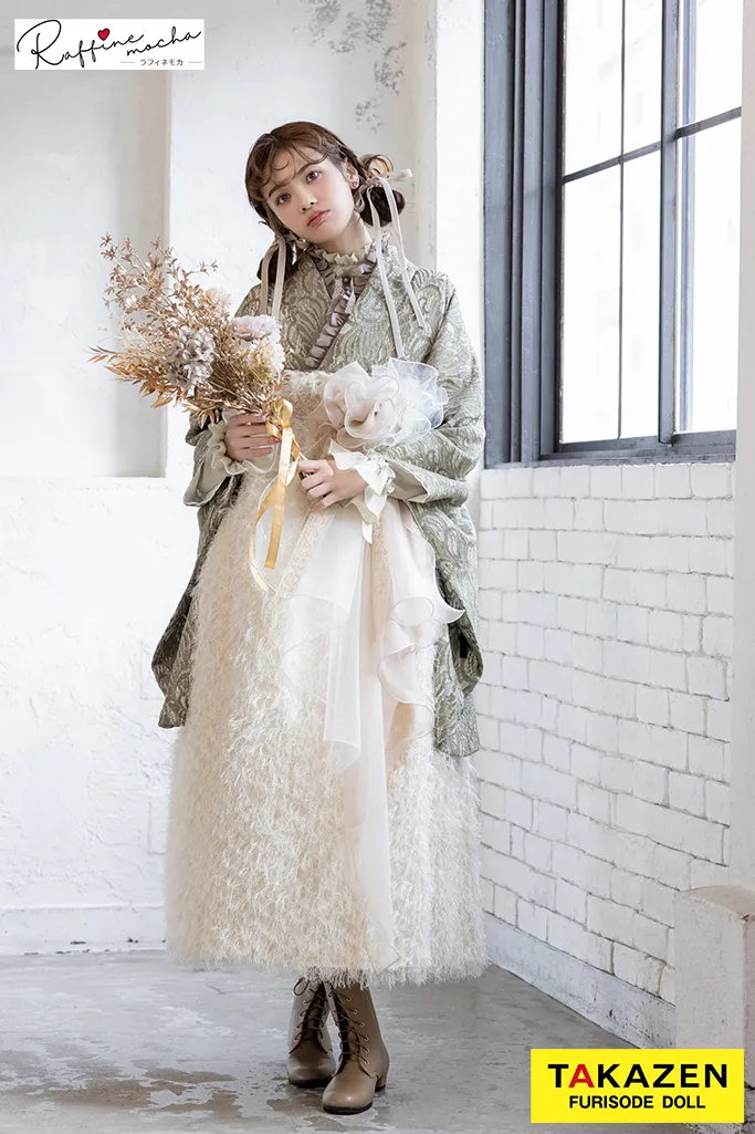 卒業式　袴　2025年　新作　くすみ　ドレス袴　イマドキ