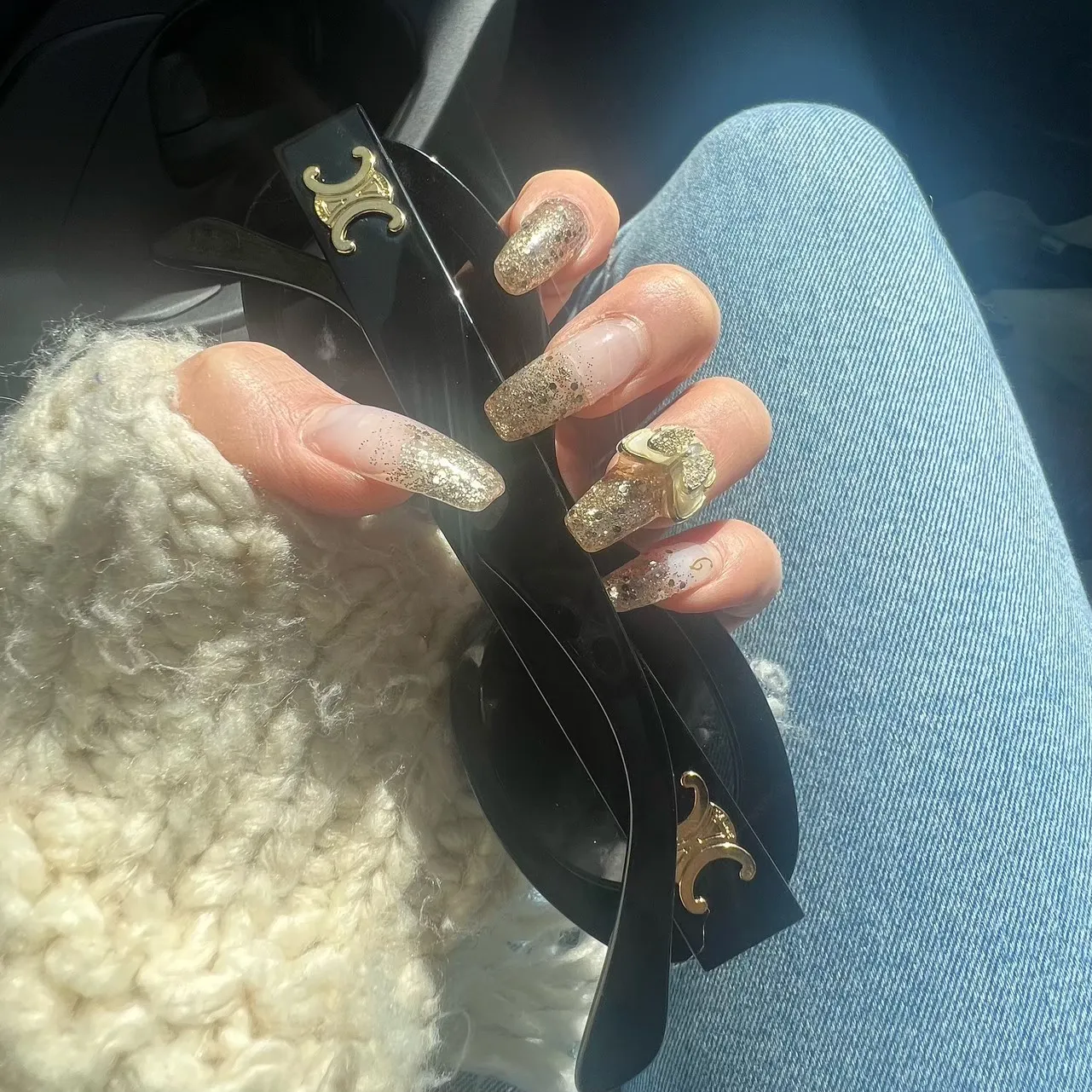 成人式　レンタル　振袖　可愛い　今どき　前撮り　撮影　ネイル　成人式ネイル　振袖ネイル　キラキラ　リボン　