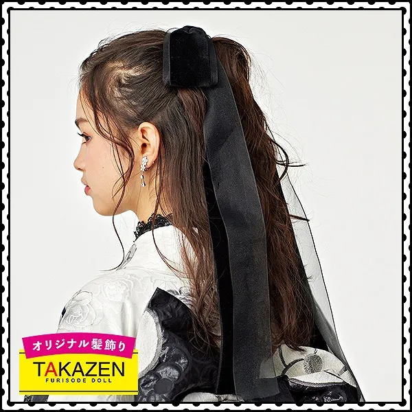 卒業式前撮り 袴前撮り 成人式前撮り 髪飾り ヘアアレンジ