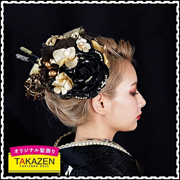 卒業式前撮り 袴前撮り 成人式前撮り 髪飾り ヘアアレンジ