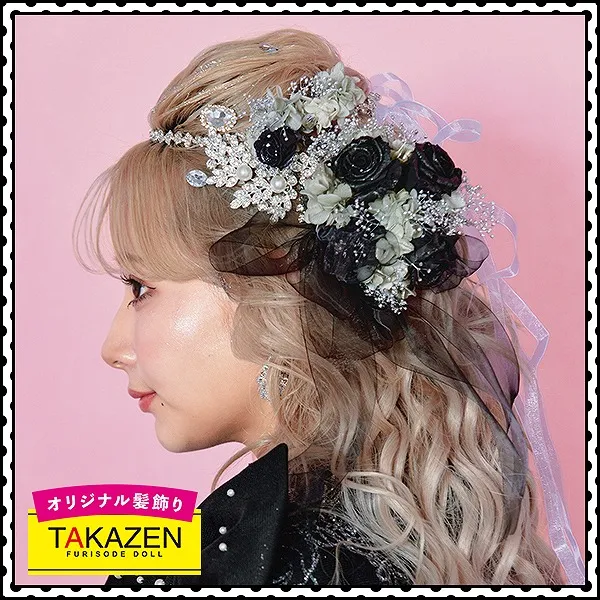 卒業式前撮り 袴前撮り 成人式前撮り 髪飾り ヘアアレンジ