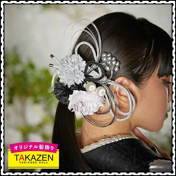 卒業式前撮り 袴前撮り 成人式前撮り 髪飾り ヘアアレンジ