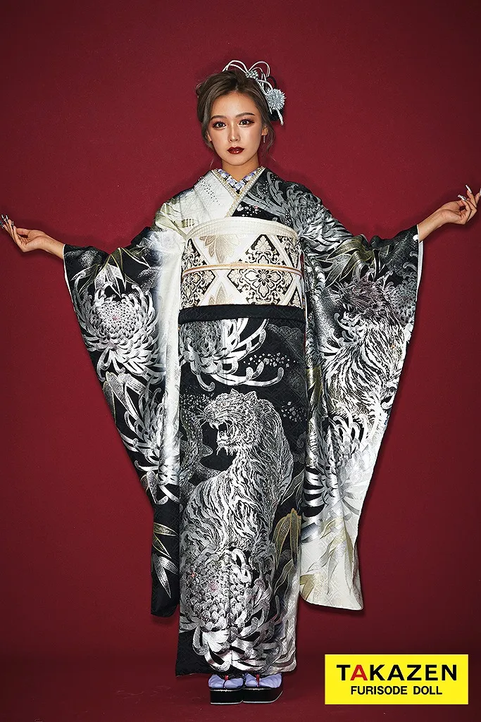 成人式 レンタル 振袖 可愛い 綺麗 高級振袖 キラキラ シルバー 派手 ギャル