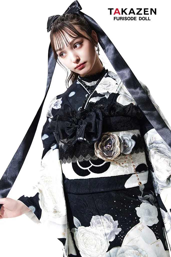 成人式　レンタル　振袖　可愛い　今どき　上品　綺麗　ヘップバーン　シャネルカラー