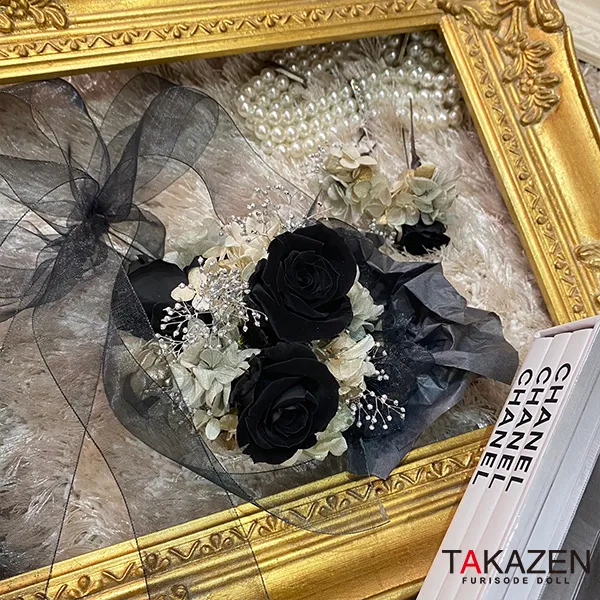 髪飾り　ゆるふわ　かわいい　ドライフラワー　通販可　リボン