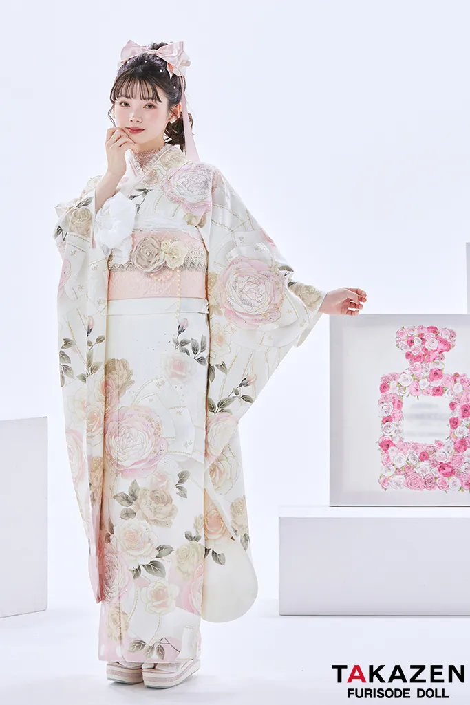 成人式　振袖　LOOKBOOK 　オシャレ　可愛い　ヘップバーン　シャネルカラー　キラキラ　リボン　ドレス調