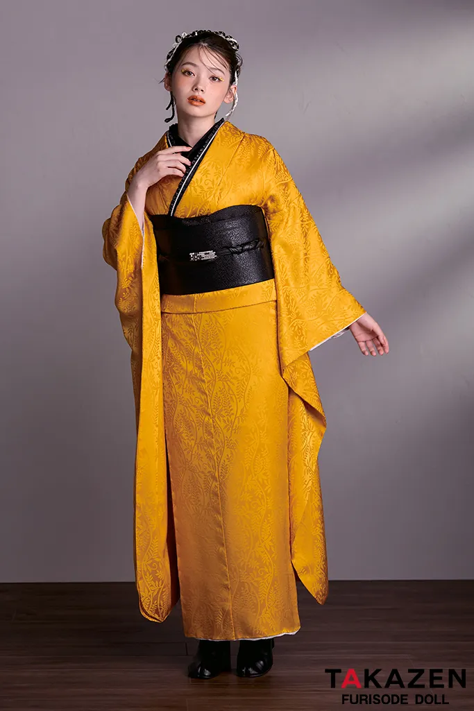 成人式　振袖　ネットレンタル　ヴィンテージスタイル　シンプル