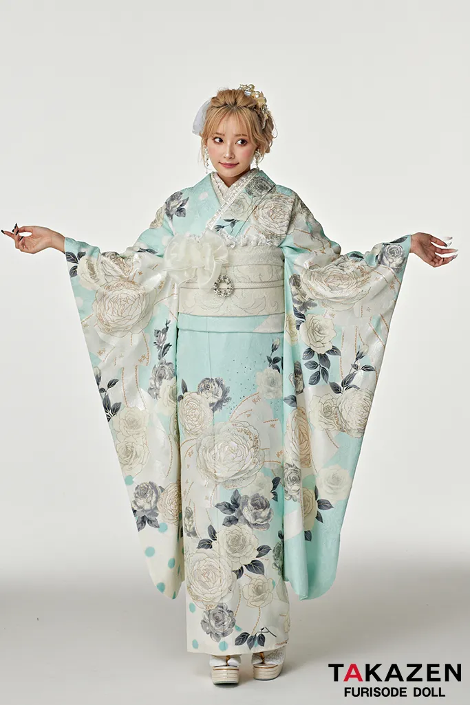 成人式　振袖　可愛い　ヘップバーン　キラキラ　リボン　ドレス調　誰ともかぶらない　人気