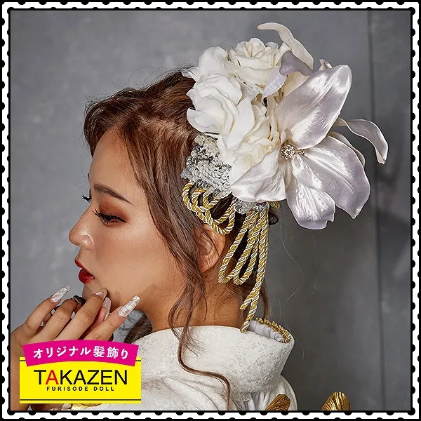 成人式　髪飾り　可愛い　派手　豪華　キラキラ　振袖