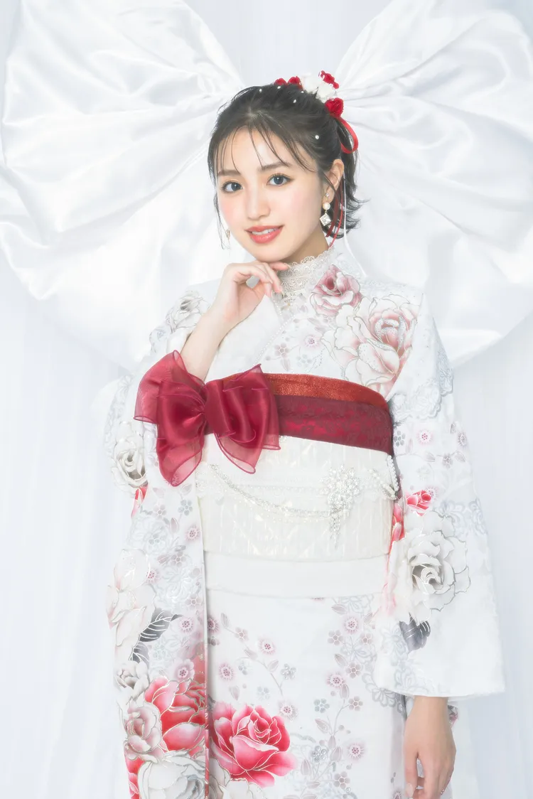 成人式　振袖　レンタル　赤　オリジナル