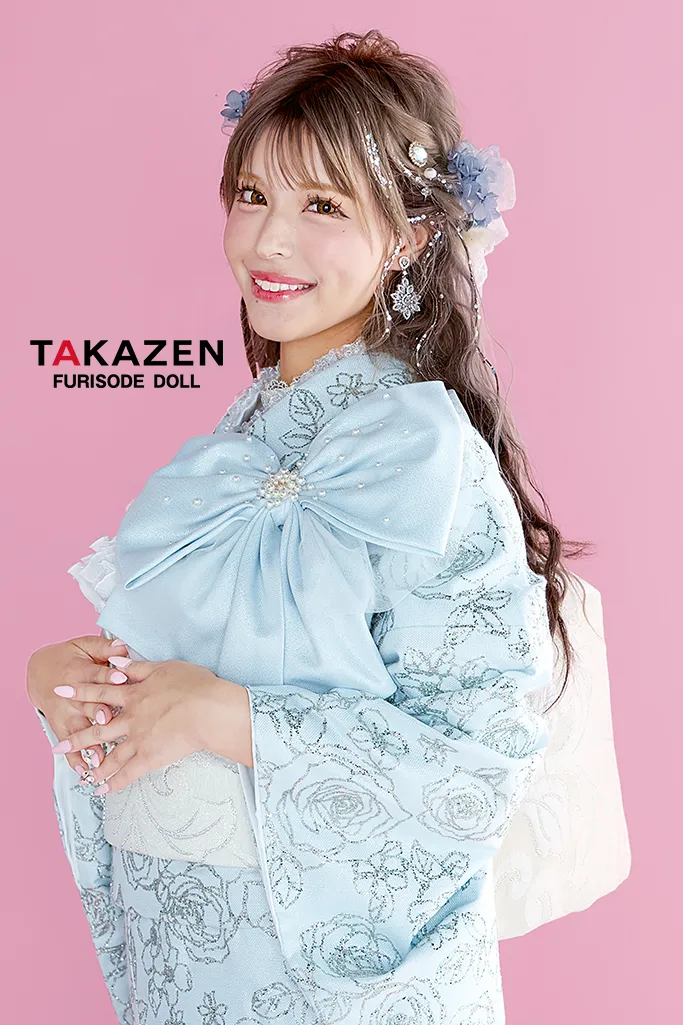 成人式　振袖　可愛い　キラキラ　ChouChou　派手　ヘップバーン