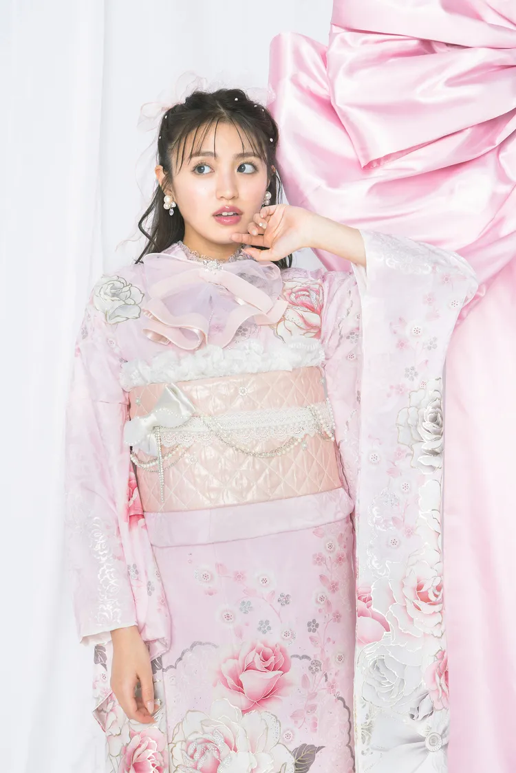 成人式　振袖　レンタル　オリジナル　ピンク