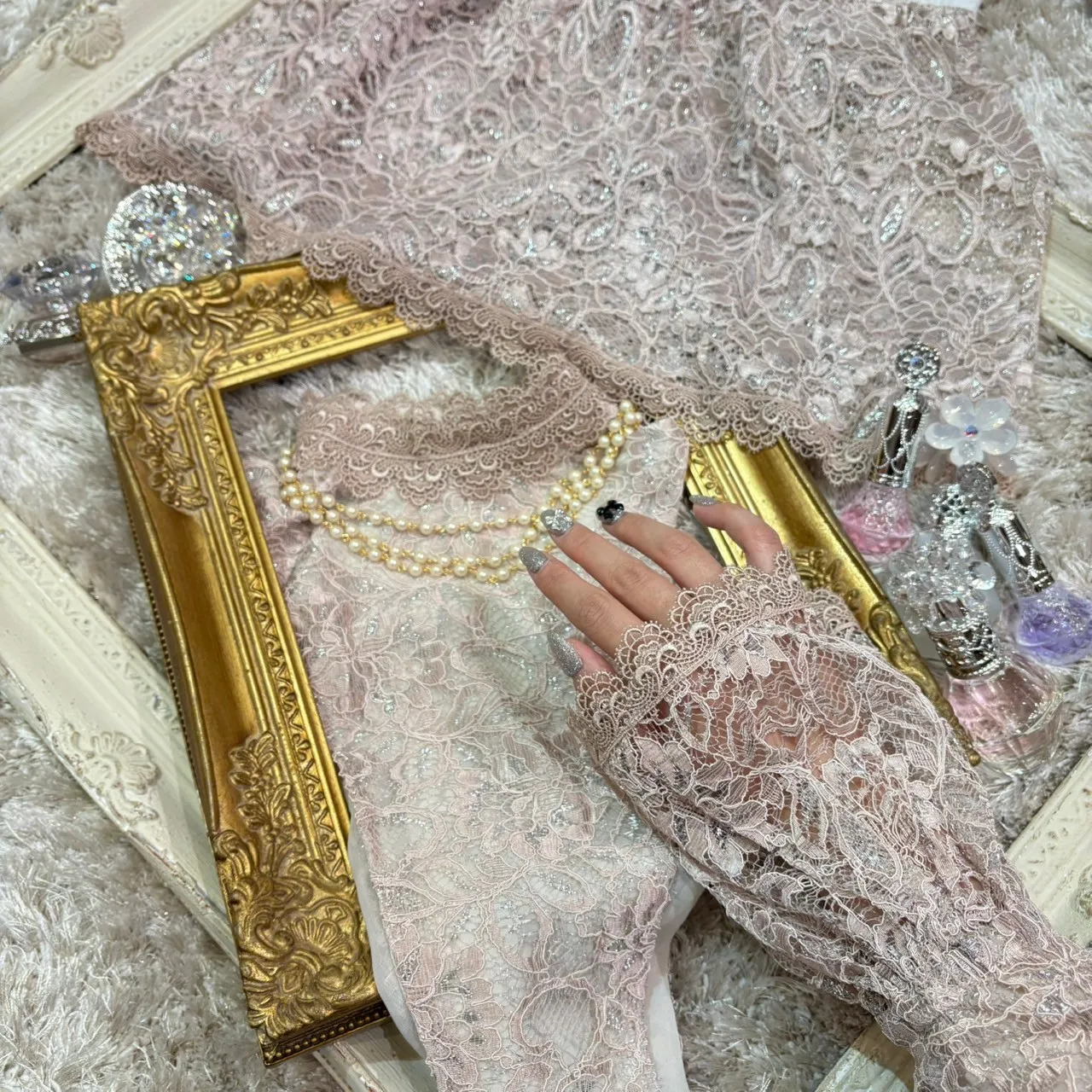 成人式 振袖 卒業式 袴 小物 キラキラ 可愛い 新作小物 人とかぶらない レースインナー