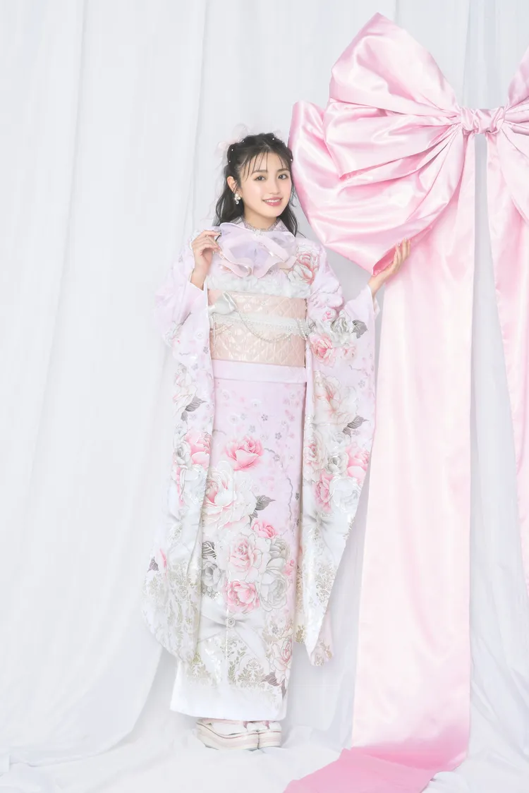 振袖　レンタル　成人式　ピンク　