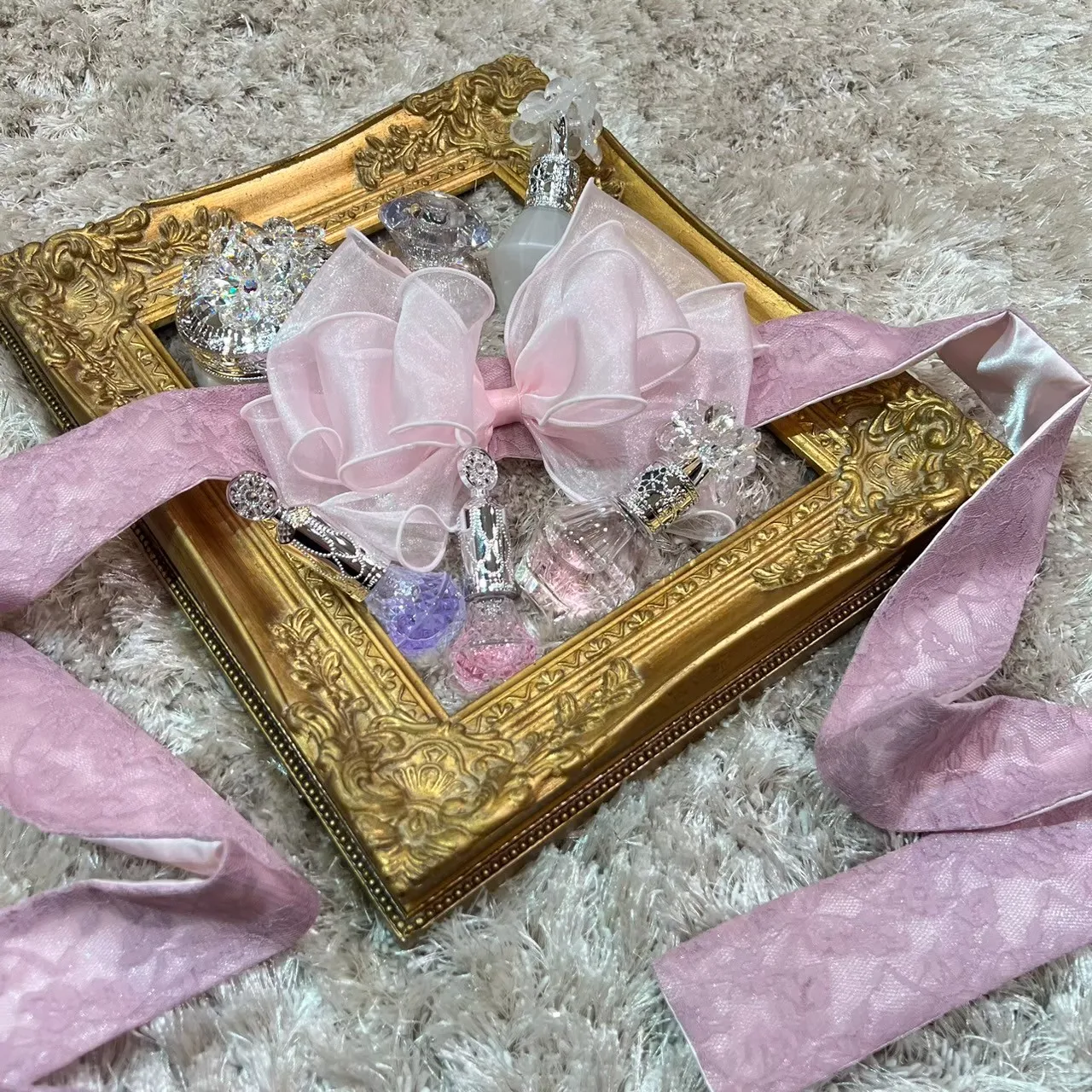 成人式　振袖　卒業式　袴　小物　キラキラ　可愛い　新作小物　人とかぶらない　リボン　しごき