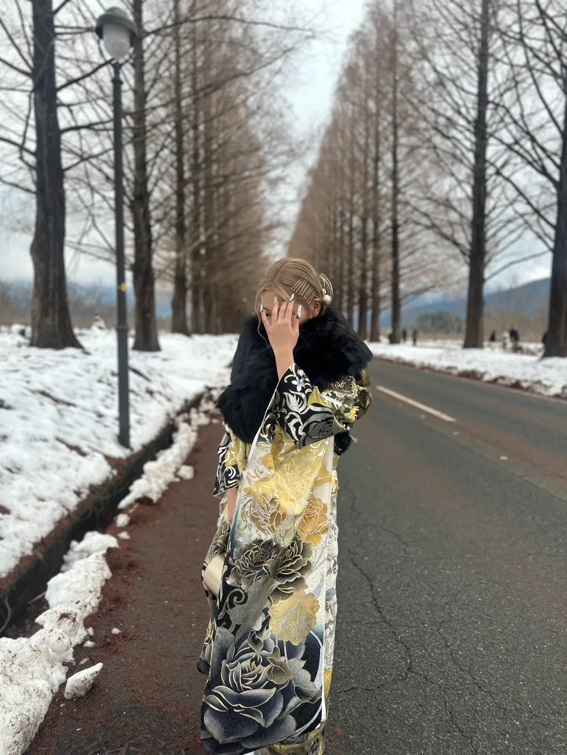 いろんなひとに振袖可愛い、カッコイイと言って貰えました💖