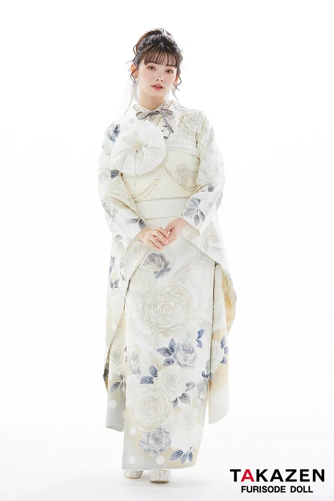 成人式　振袖　LOOKBOOK 　可愛い　キラキラ　ヘップバーン　シャネルカラー　キラキラ