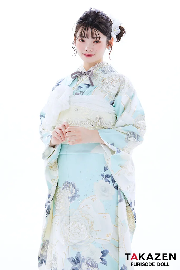 成人式　振袖　LOOKBOOK 　可愛い　キラキラ　ヘップバーン　シャネルカラー　キラキラ