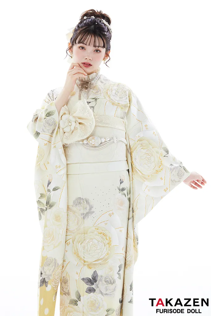 成人式　振袖　LOOKBOOK 　可愛い　キラキラ　ヘップバーン　シャネルカラー　キラキラ