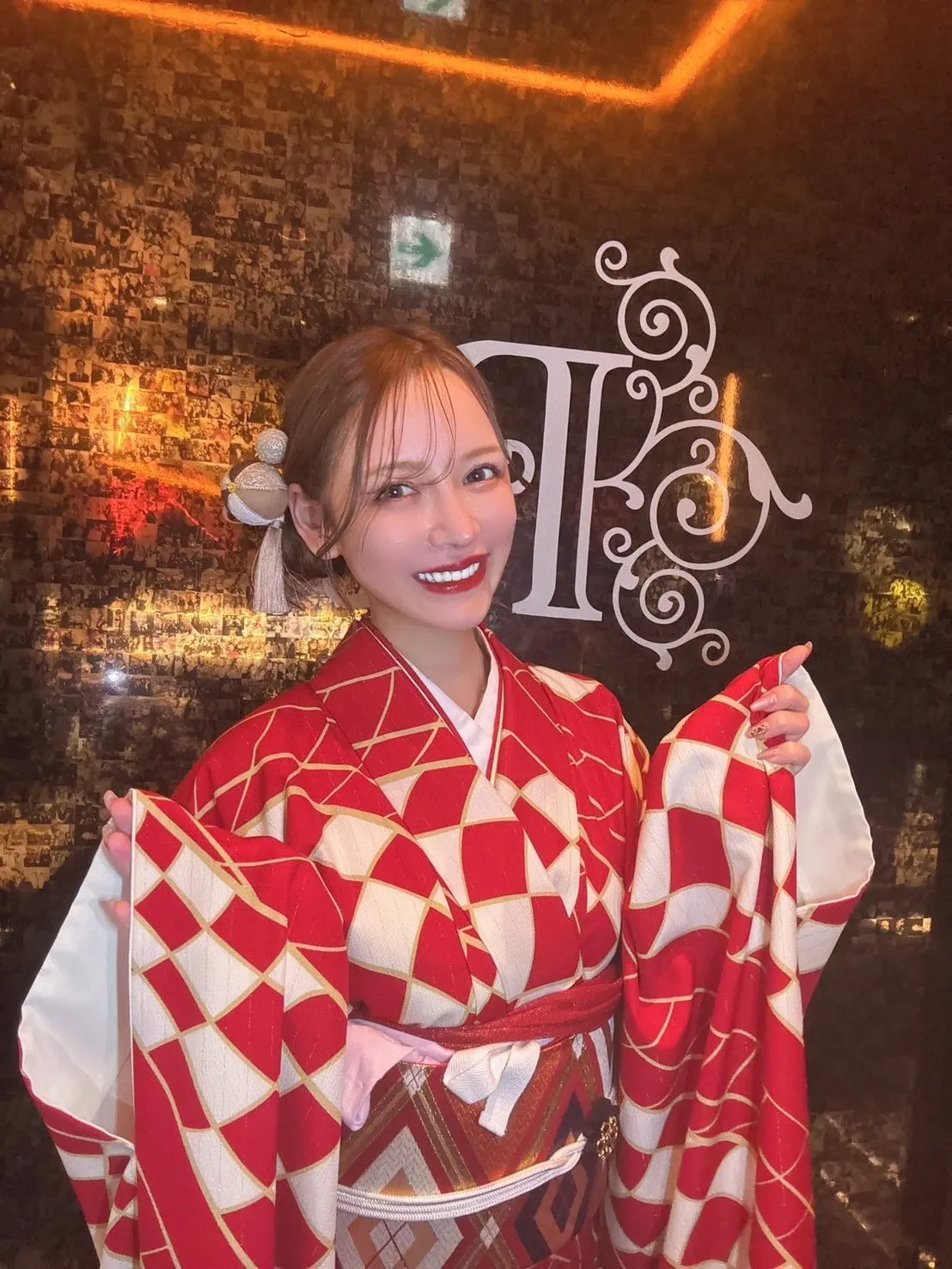 振袖　ネットレンタル　キャバ嬢　かわいい