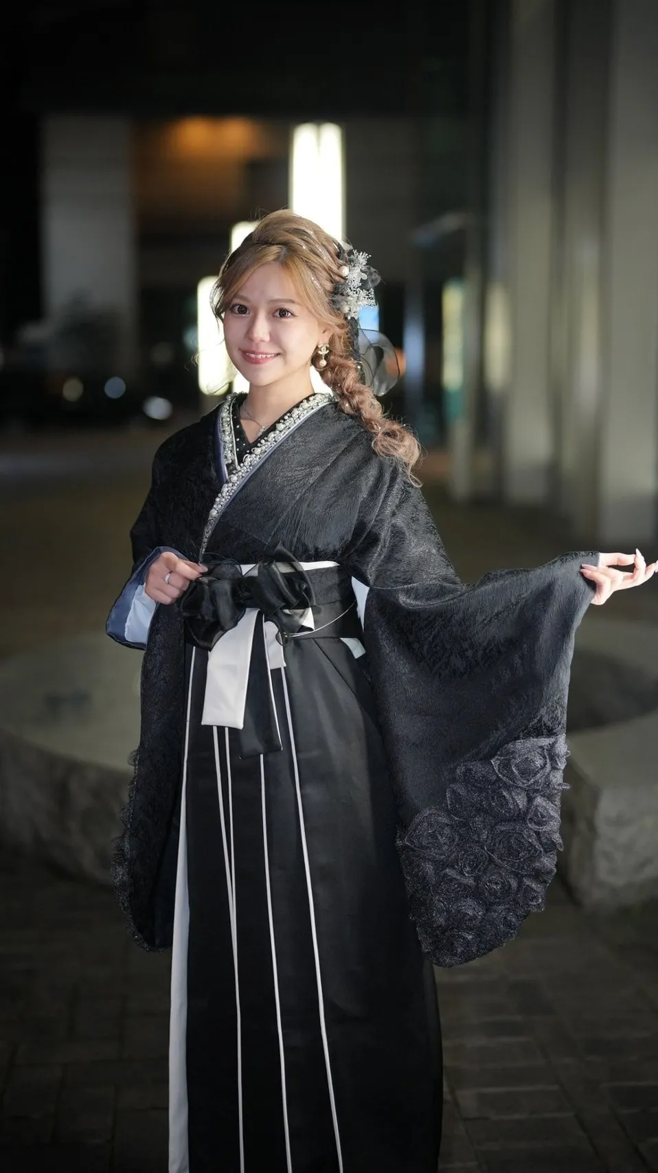 袴　ネットレンタル　キャバ嬢　かわいい