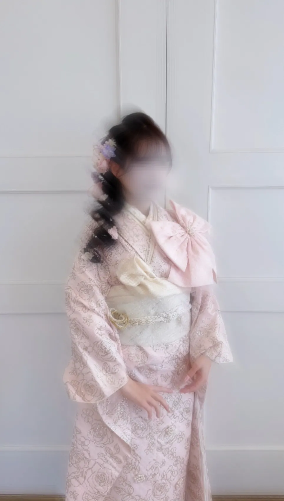 ピンクでラメ、リボンも付いていたのでお姫様になった気分でした👗