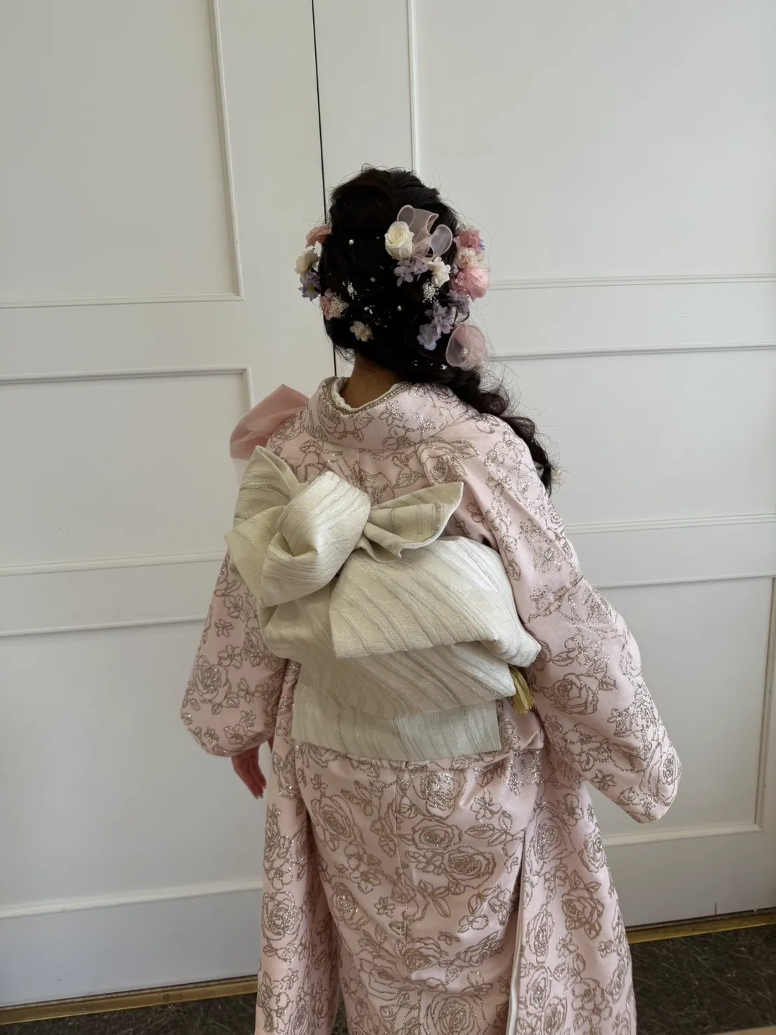 ピンクでラメ、リボンも付いていたのでお姫様になった気分でした👗