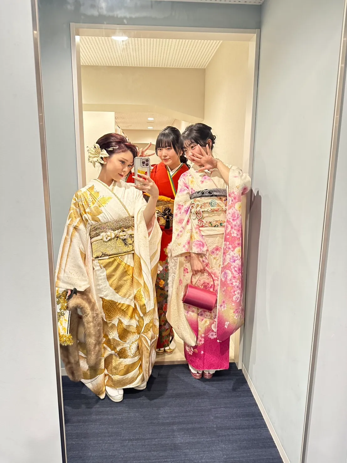 めちゃくちゃ可愛い振袖でみんなにとっても褒められました🌟