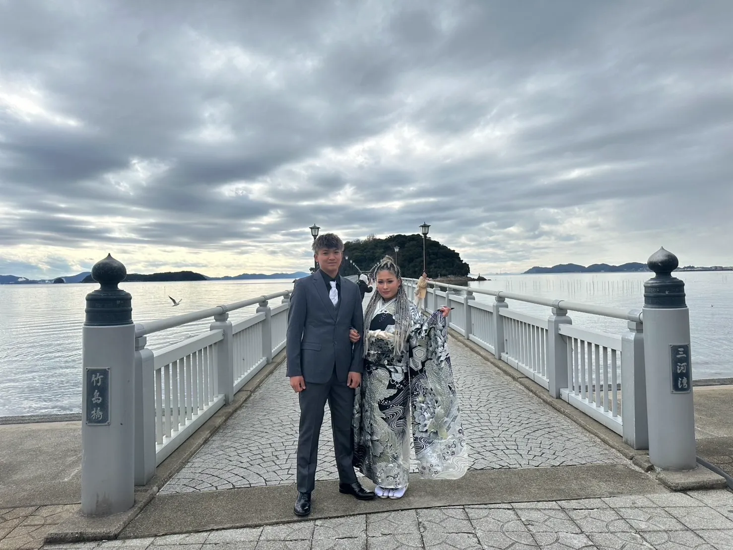 とってもかっこいい振袖を着れてとっても嬉しいです✨