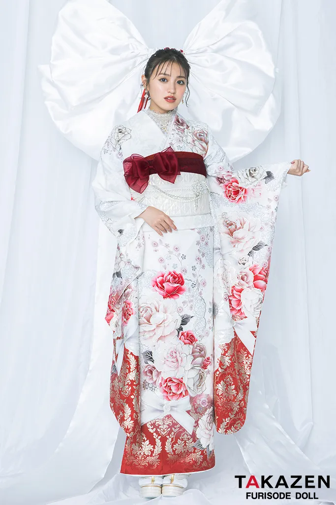 成人式　振袖　ネットレンタル　可愛い　ふわふわ　キラキラ　ヘップバーン