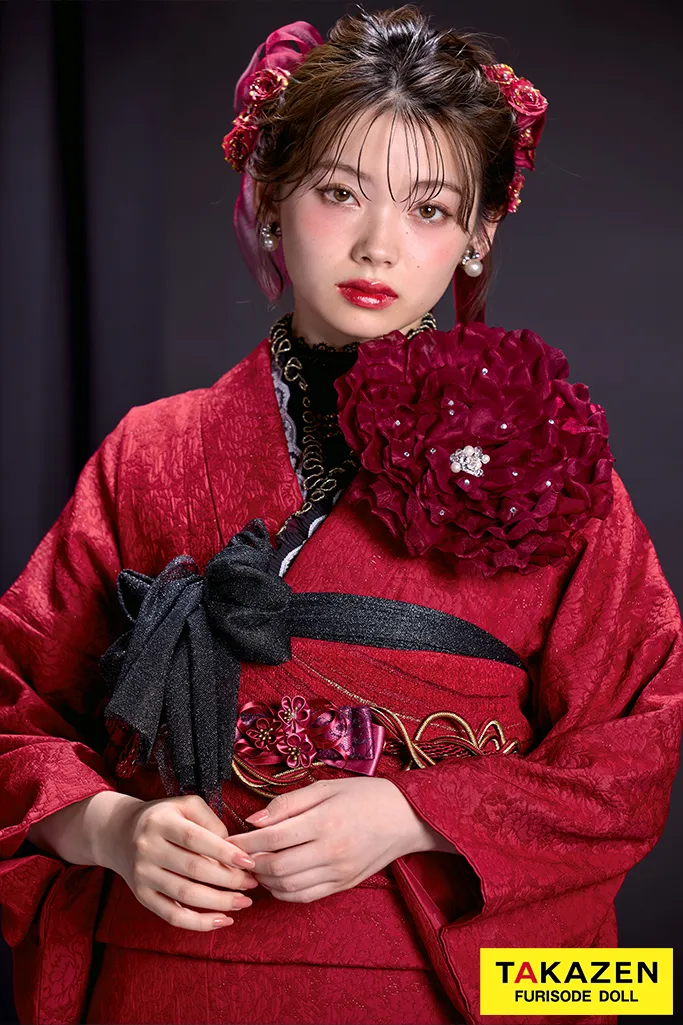 成人式振袖レンタル　HEPBURN　ローズ