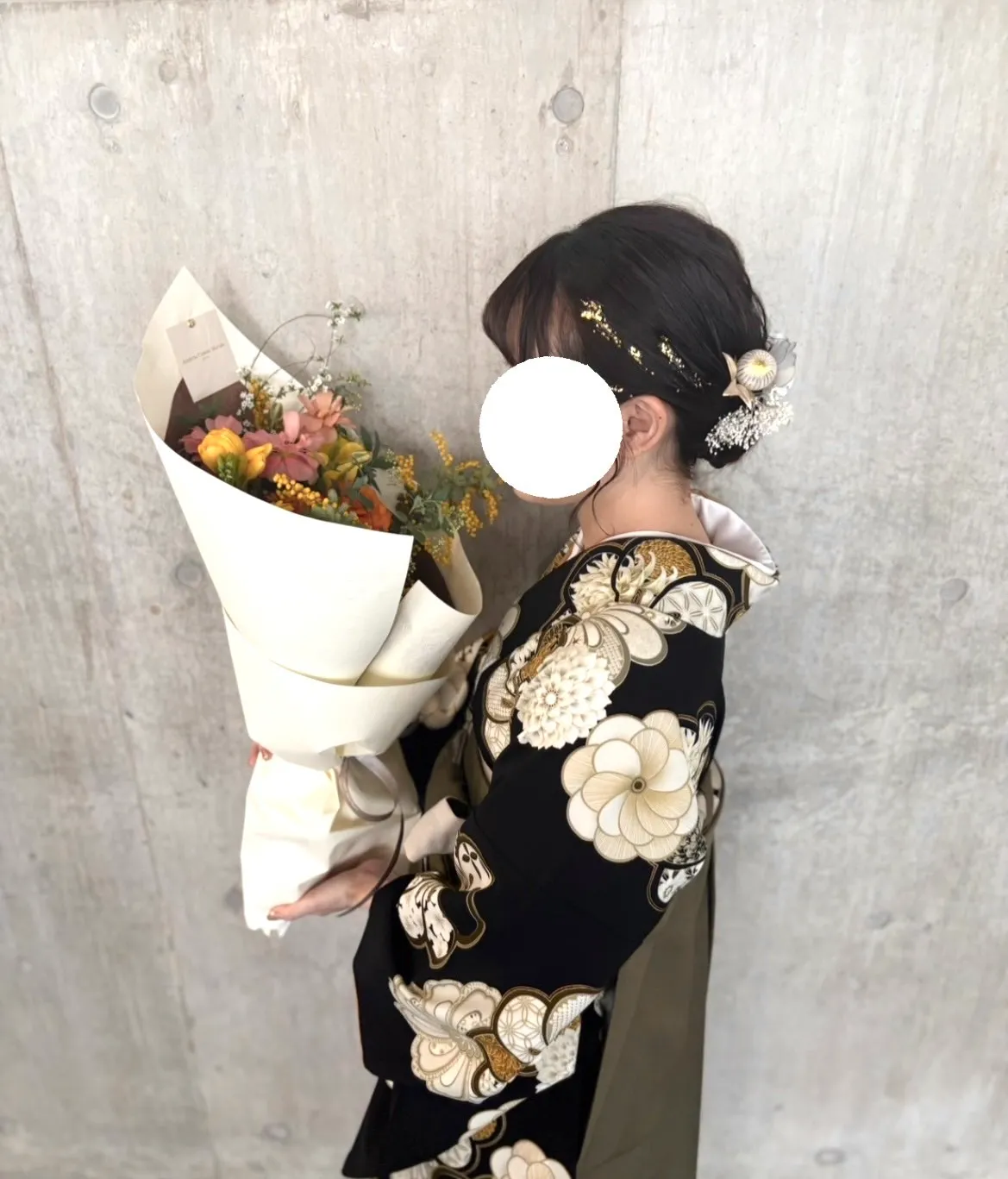 素敵な袴に袖を通して卒業の門出を迎えられたこと本当にうれしく思います。