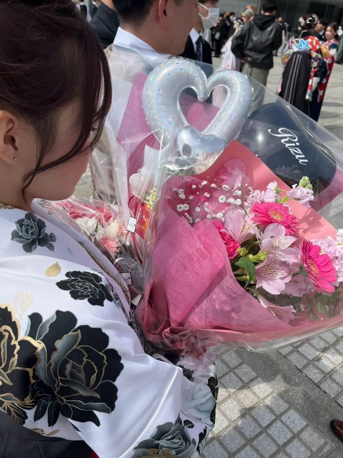 こんなにかわいい袴を着ている子はほかにいなかったです！