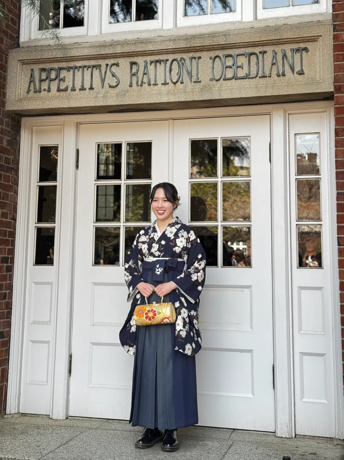 素敵な姿で卒業式に出られて幸せでした。