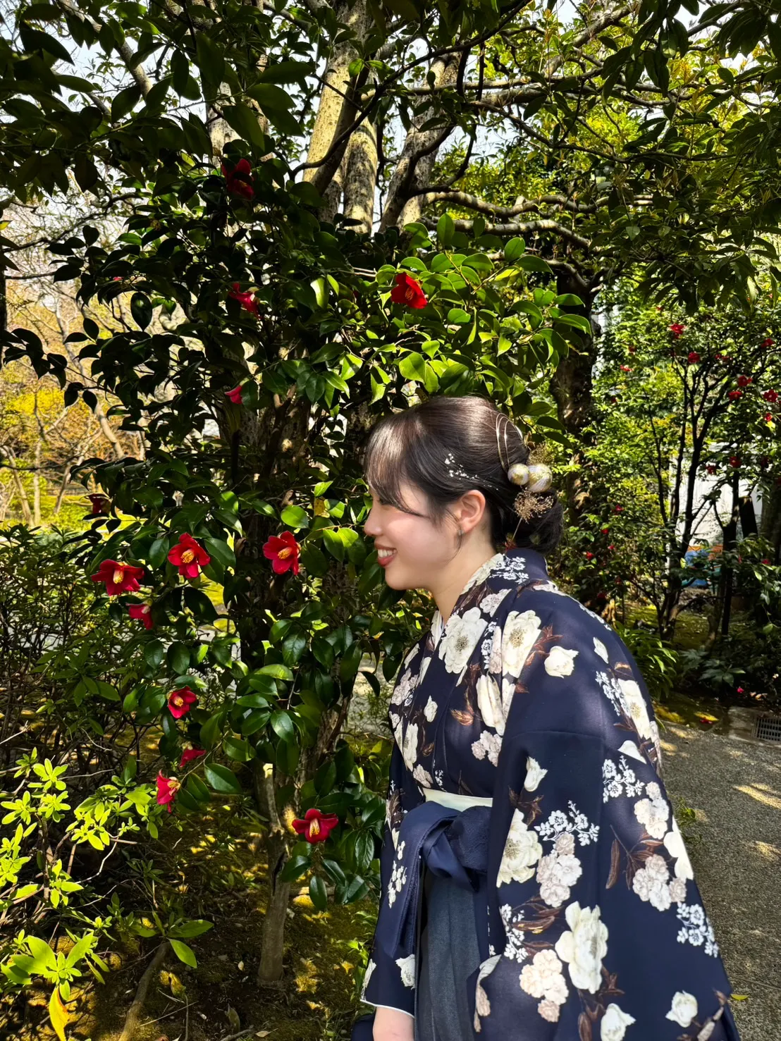 素敵な姿で卒業式に出られて幸せでした。