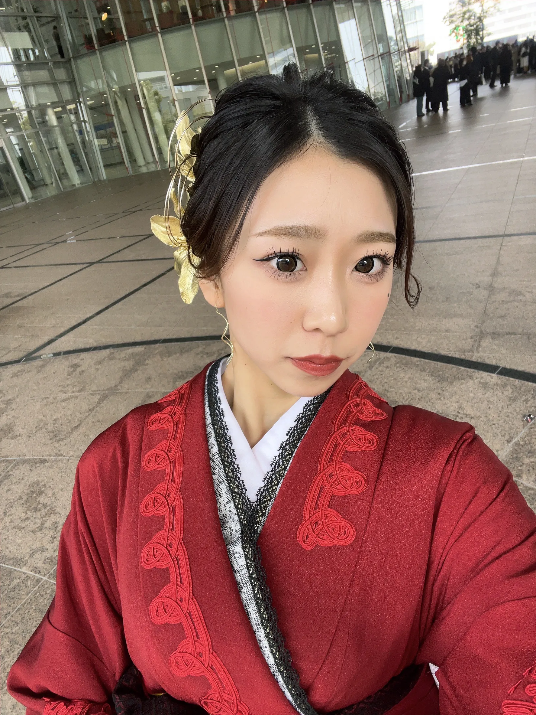 ドタイプな袴でかわいかったです💓