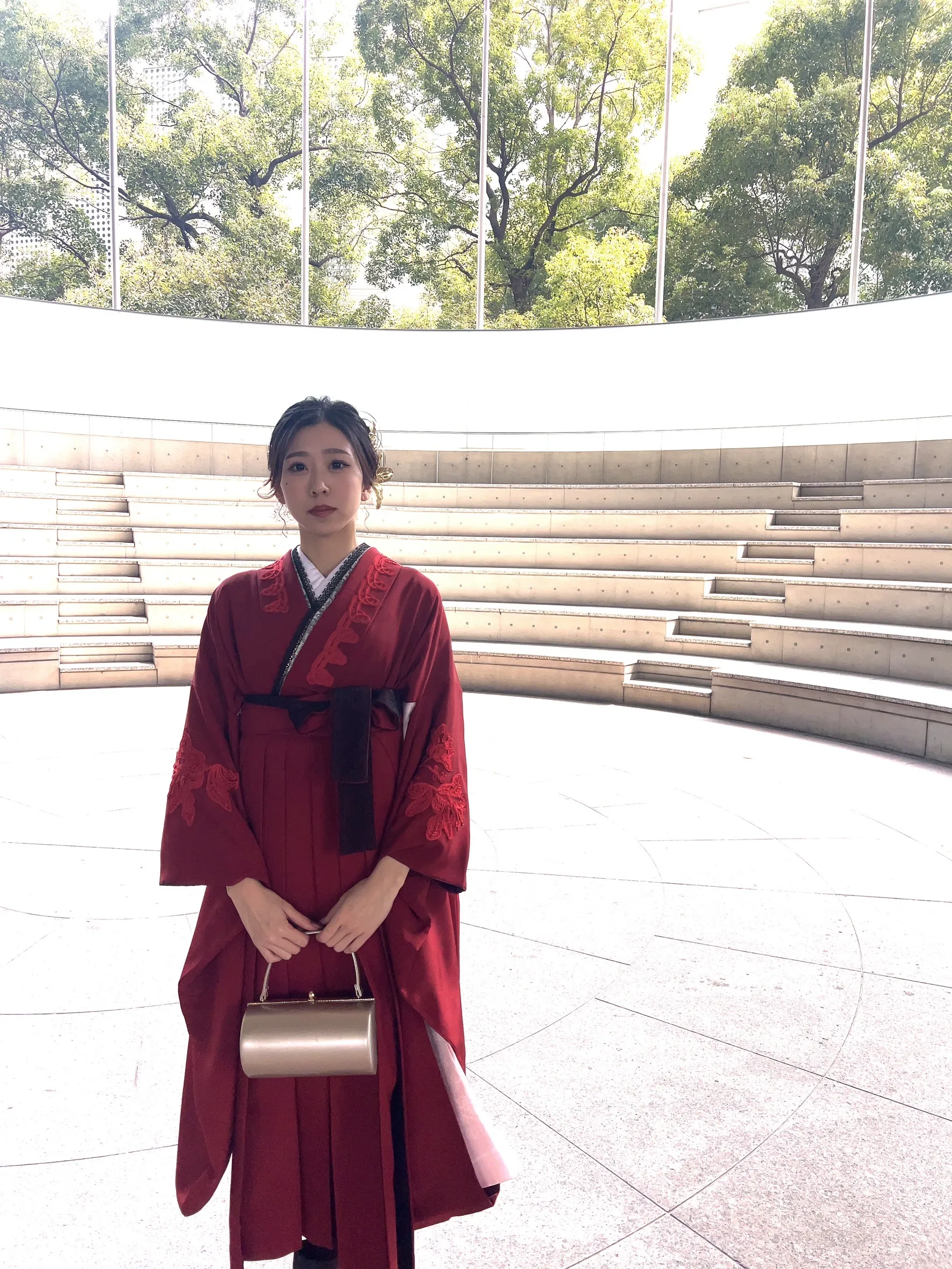 ドタイプな袴でかわいかったです💓