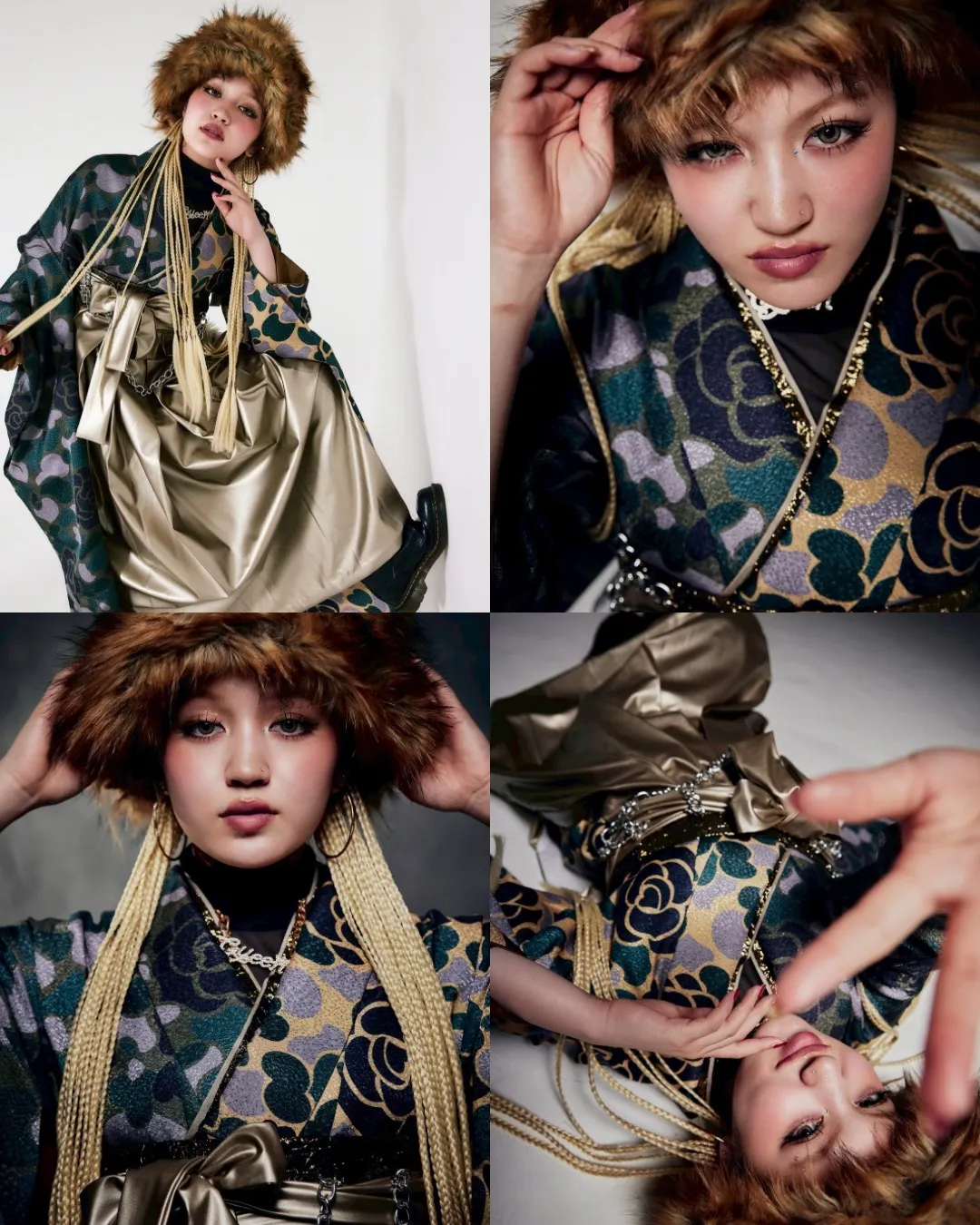 卒業式　袴　レンタル　ヴィンテージ　HIROCK　エイプ　かっこいい袴