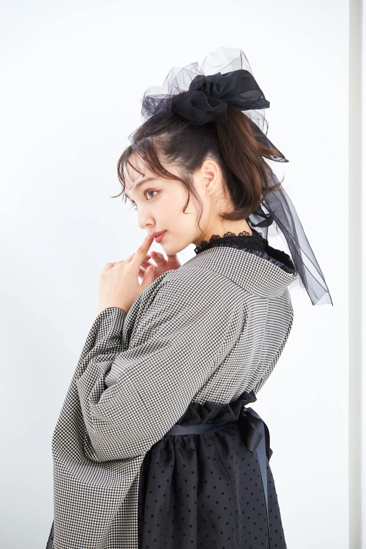 卒業式　ドレス袴　ヴィンテージスタイル　黒