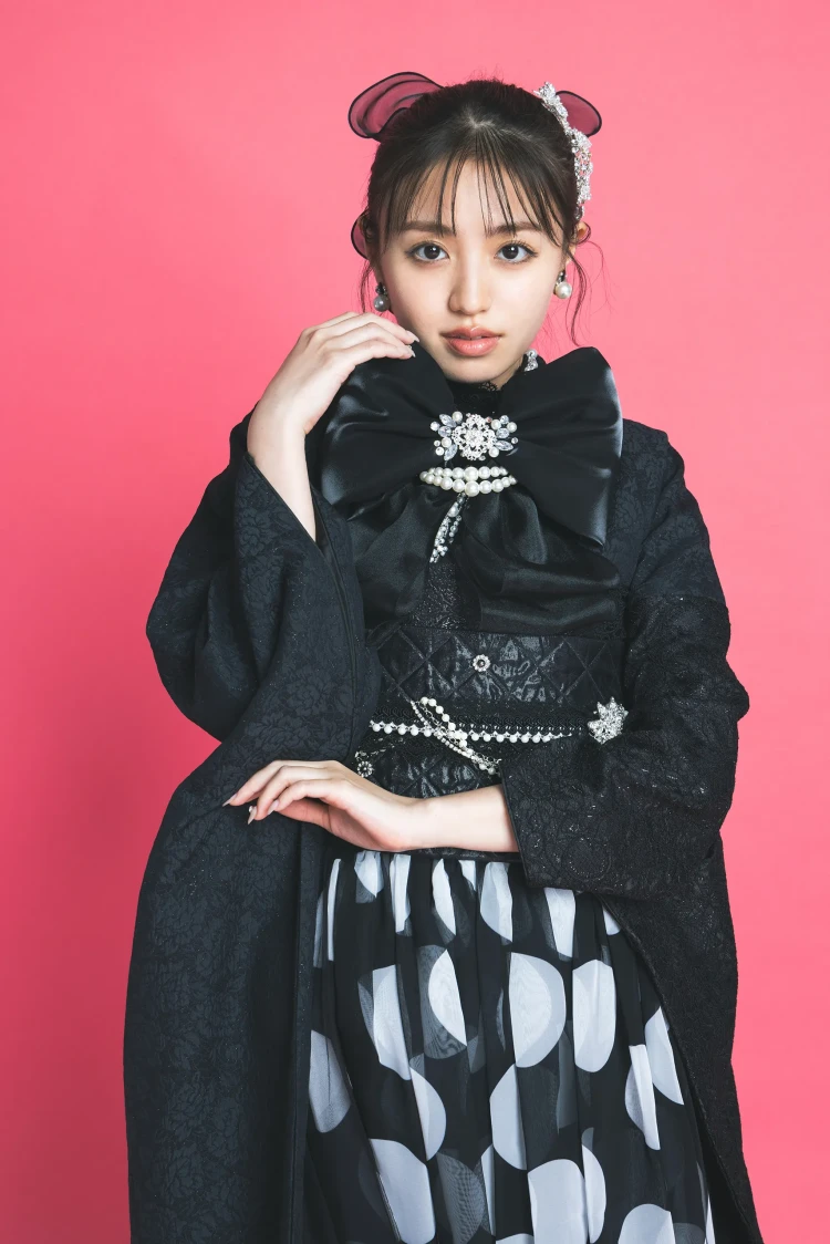 成人式振袖ネットレンタル　ブラックレーベル　ドレス振袖