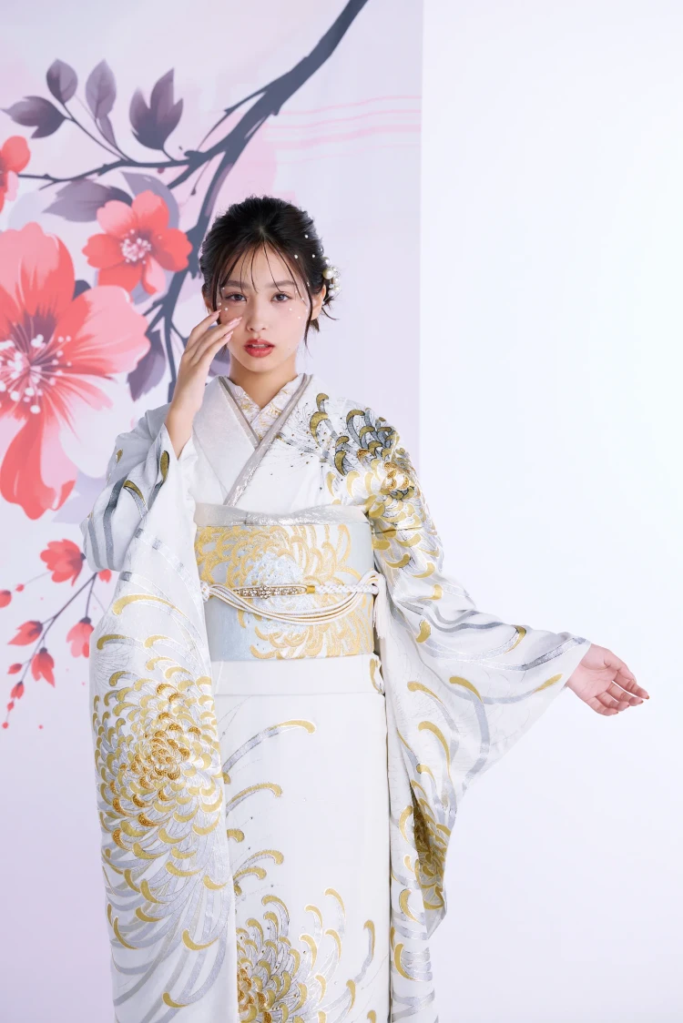 成人式振袖ネットレンタル　粋古典　かっこいい　すっきり　シンプル