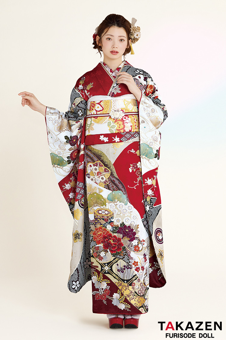 振袖レンタル　成人式　TAKAZEN　正統派古典