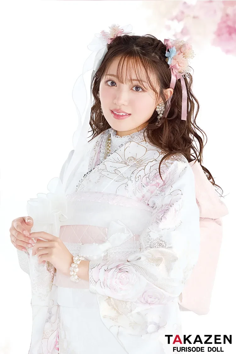 成人式　振袖ネットレンタル　ピンク　かわいい　コスメカラー　新作振袖