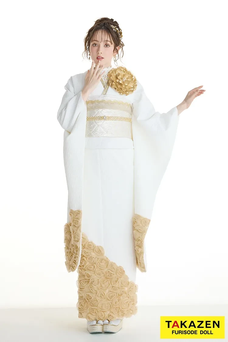 成人式振袖レンタル　EC　HEPBURNシリーズのROSE振袖